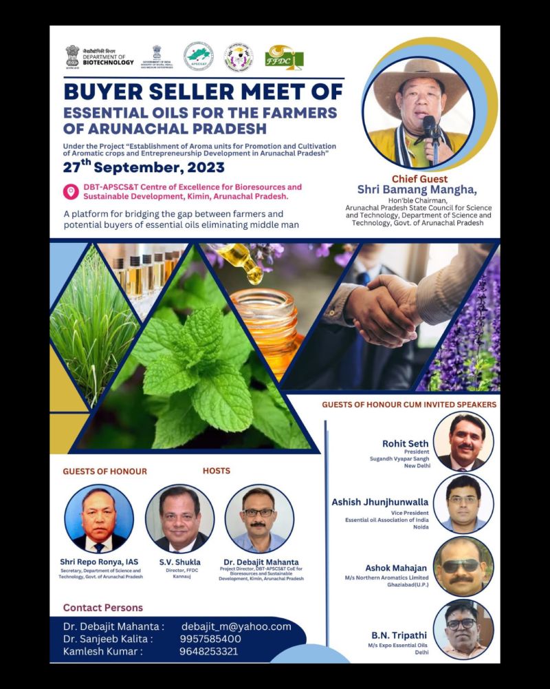 Buyer–Seller Meet on Essential Oils – Arunachal Pradesh